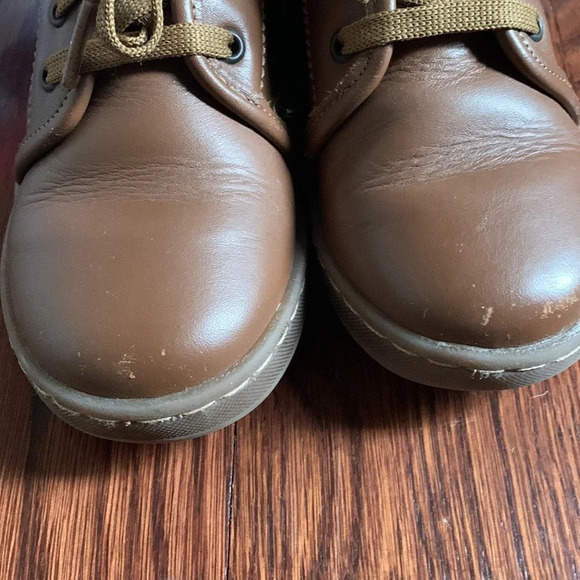 Dogi brown leather boys dress boots camel size 11 EUC - Picture 5 of 6
